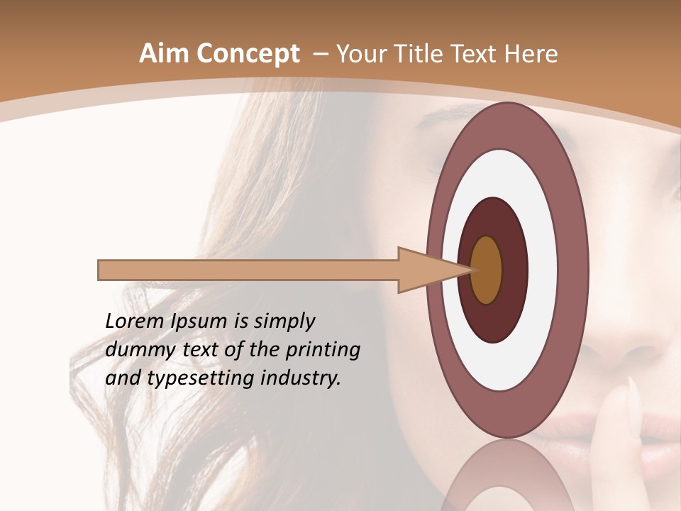 Cut Showing Finger PowerPoint Template