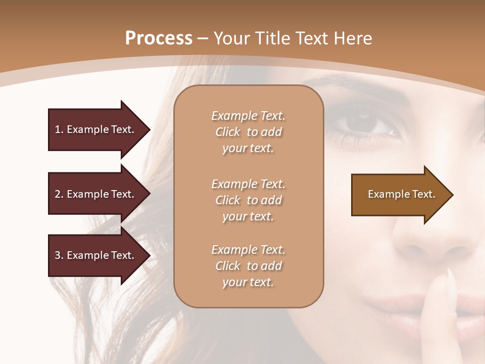 Cut Showing Finger PowerPoint Template