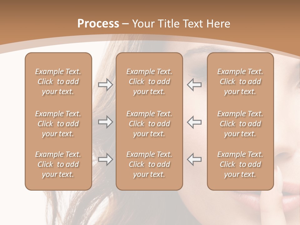 Cut Showing Finger PowerPoint Template