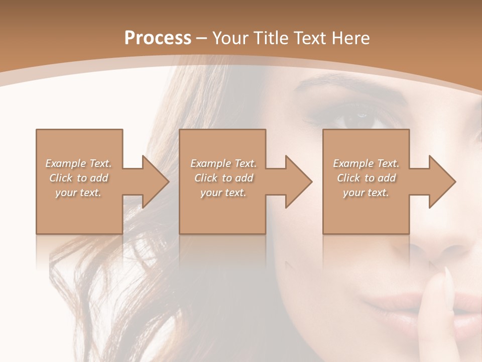 Cut Showing Finger PowerPoint Template