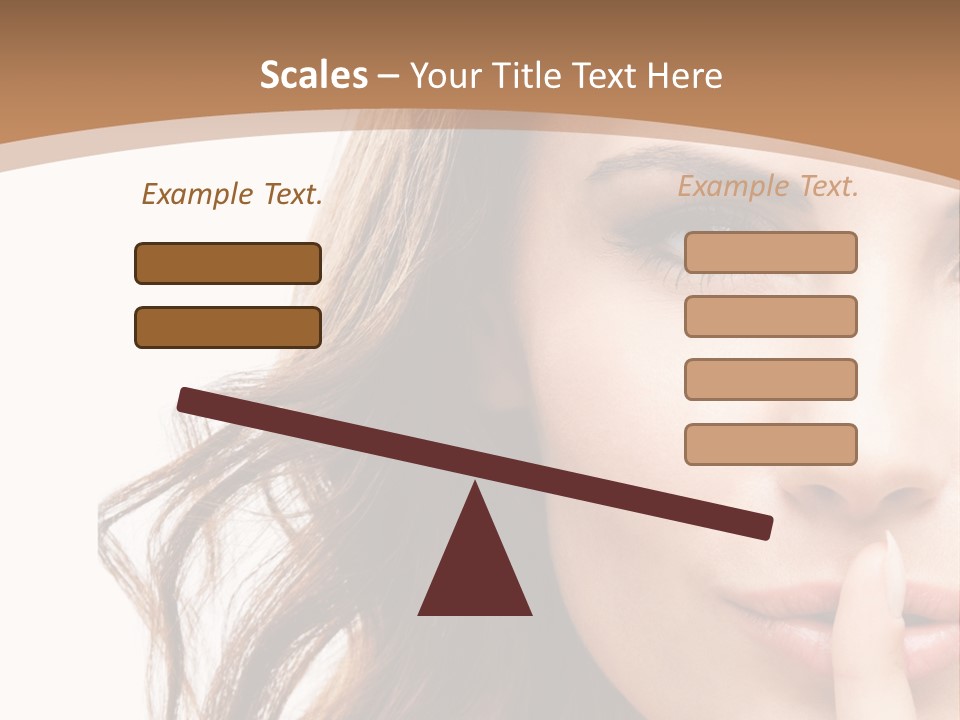 Cut Showing Finger PowerPoint Template