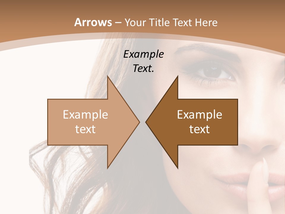 Cut Showing Finger PowerPoint Template