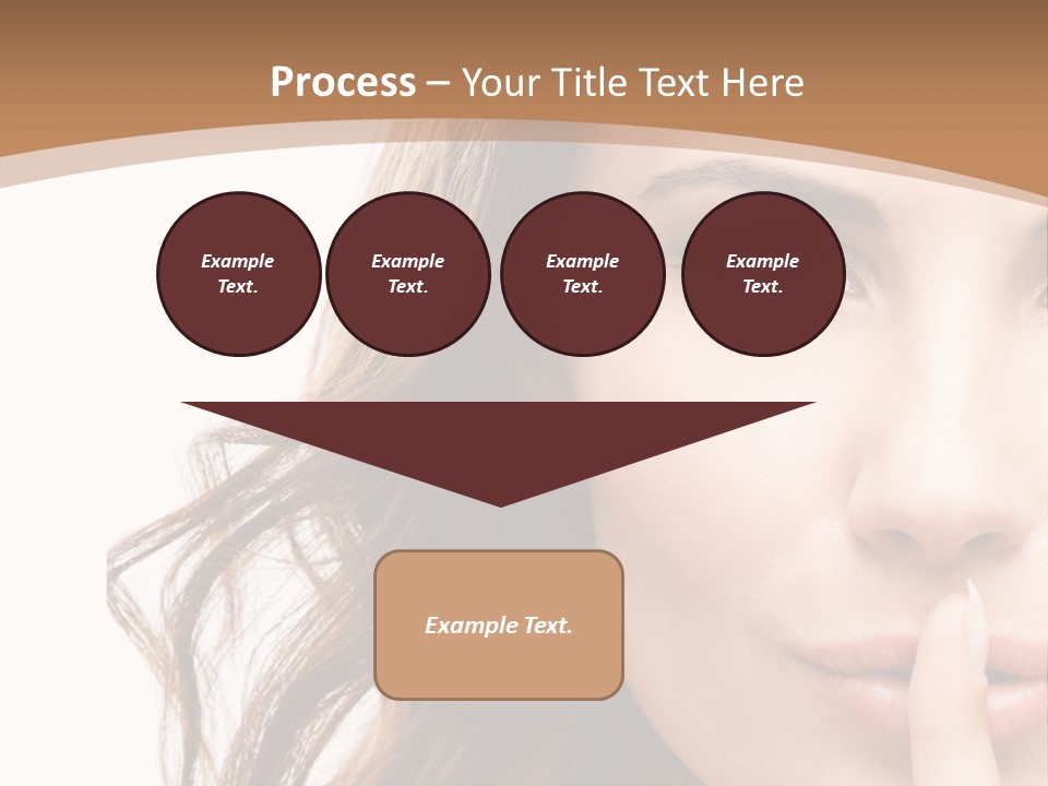 Cut Showing Finger PowerPoint Template
