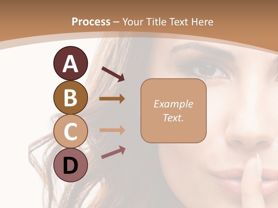 Cut Showing Finger PowerPoint Template