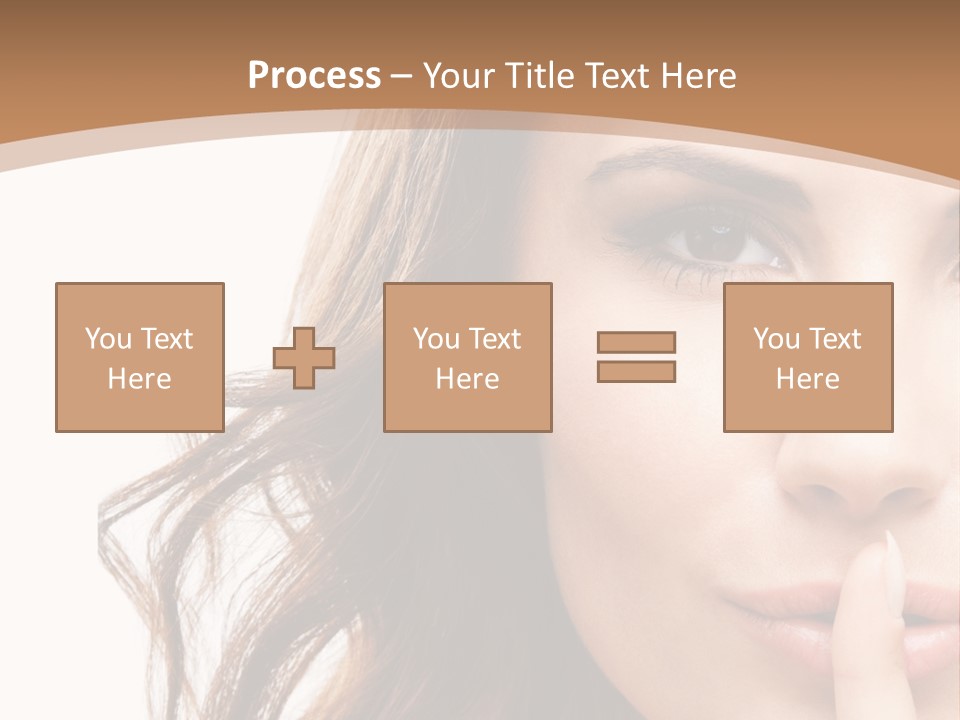 Cut Showing Finger PowerPoint Template