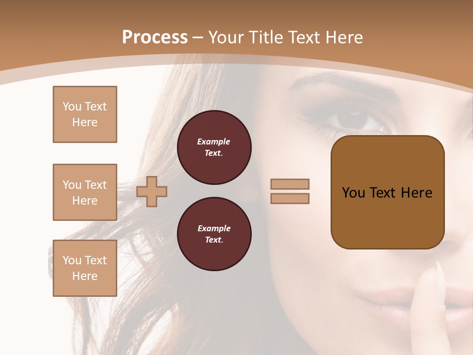 Cut Showing Finger PowerPoint Template