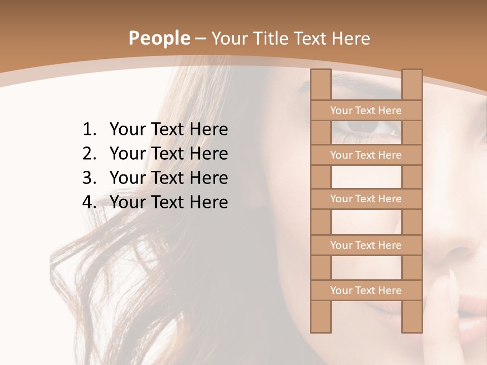 Cut Showing Finger PowerPoint Template
