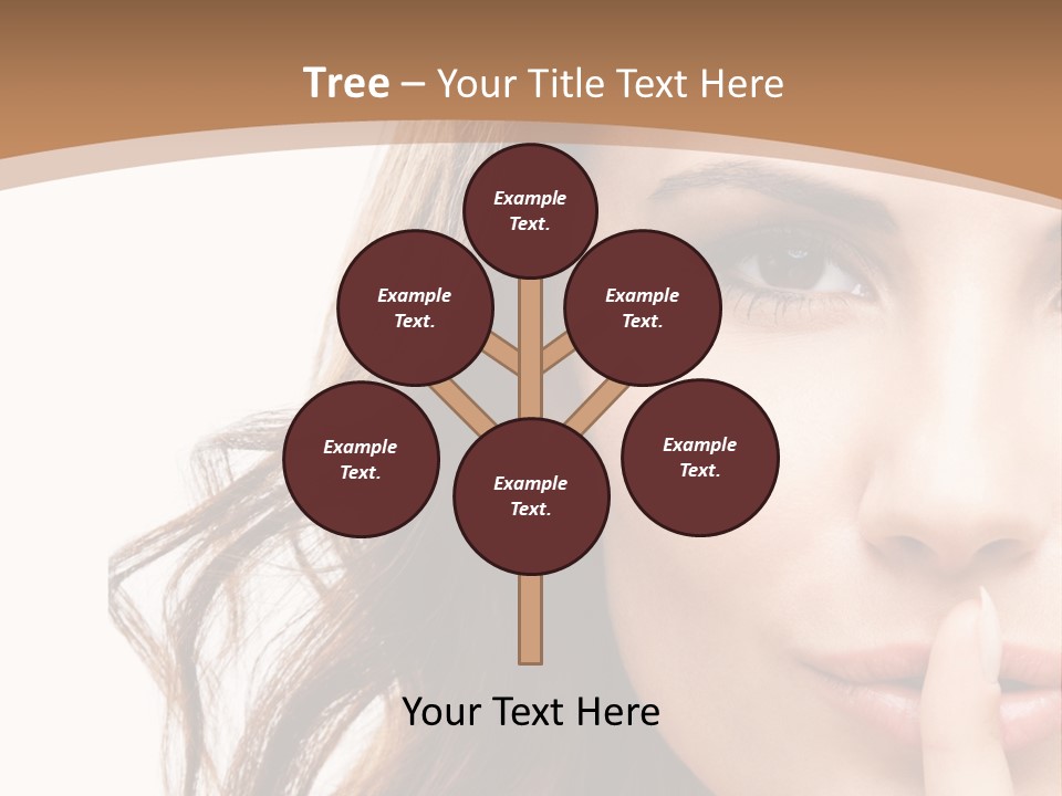 Cut Showing Finger PowerPoint Template