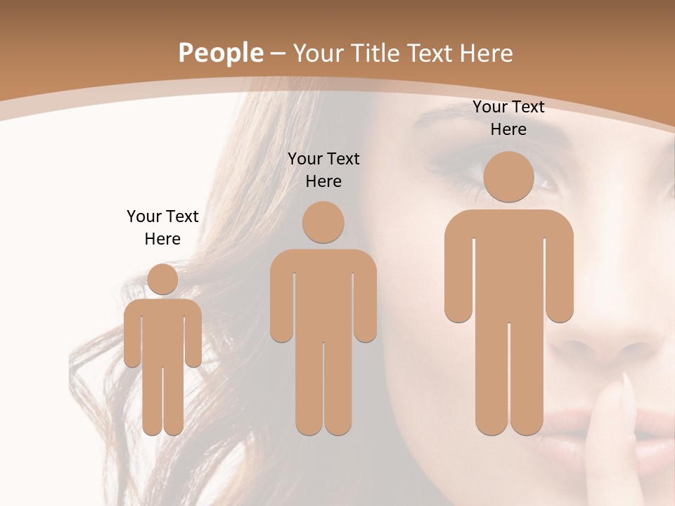 Cut Showing Finger PowerPoint Template