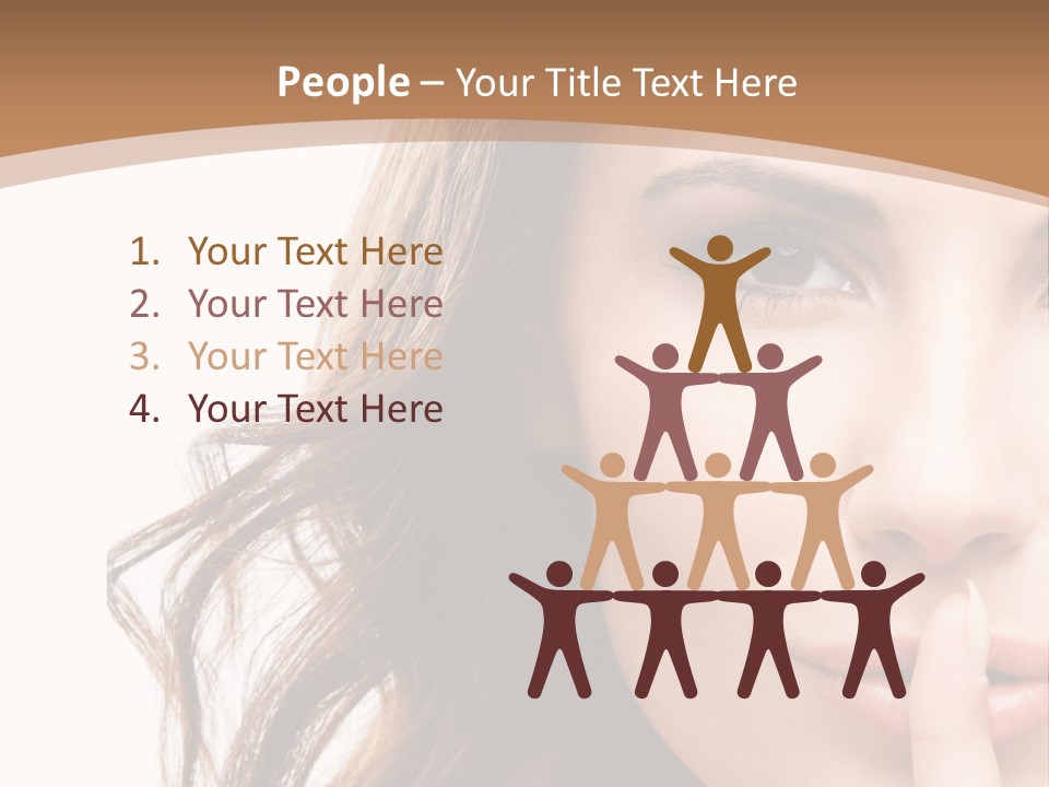 Cut Showing Finger PowerPoint Template