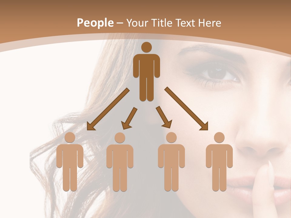 Cut Showing Finger PowerPoint Template