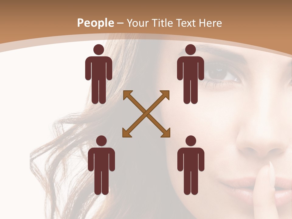 Cut Showing Finger PowerPoint Template