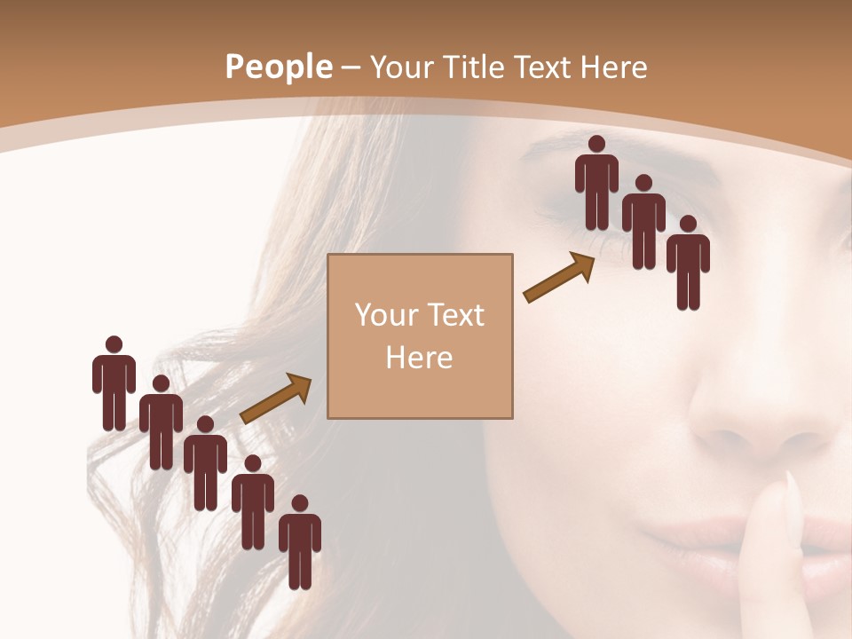 Cut Showing Finger PowerPoint Template