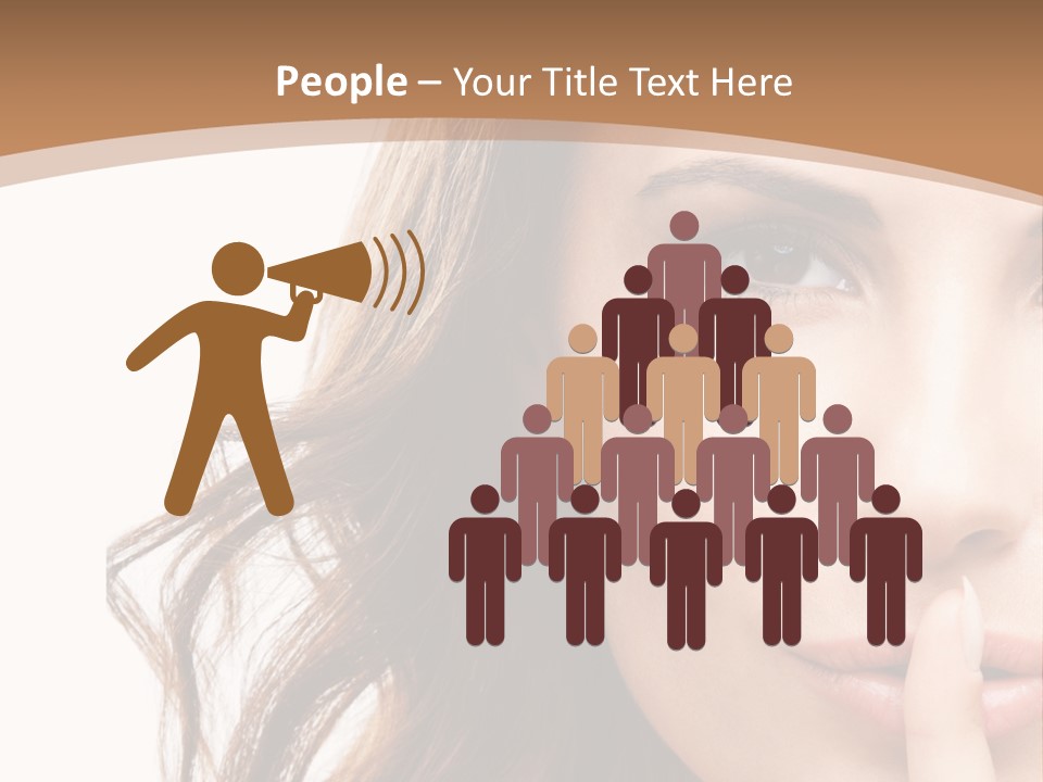 Cut Showing Finger PowerPoint Template