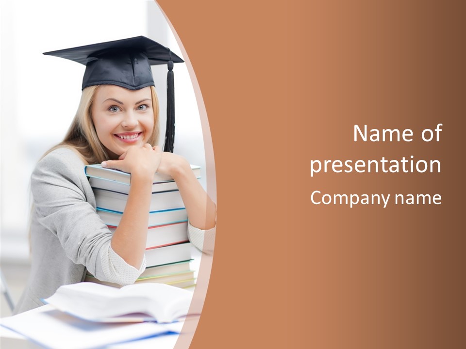 Square Pack Hat PowerPoint Template