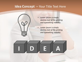 Square Pack Hat PowerPoint Template