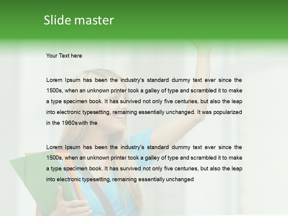 Classroom Young Pretty PowerPoint Template