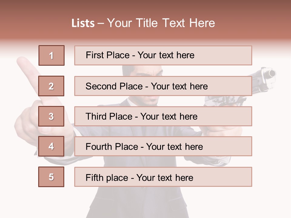 Armed Protection Danger PowerPoint Template
