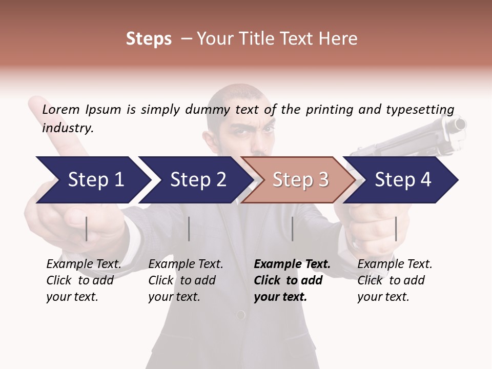 Armed Protection Danger PowerPoint Template