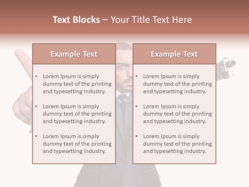 Armed Protection Danger PowerPoint Template