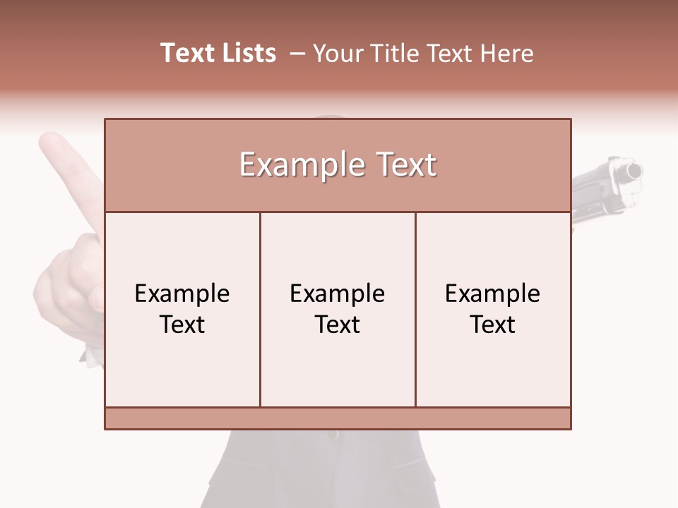Armed Protection Danger PowerPoint Template