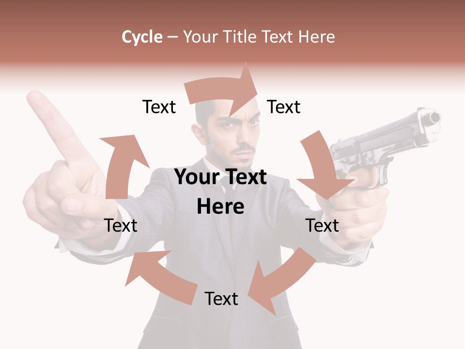 Armed Protection Danger PowerPoint Template