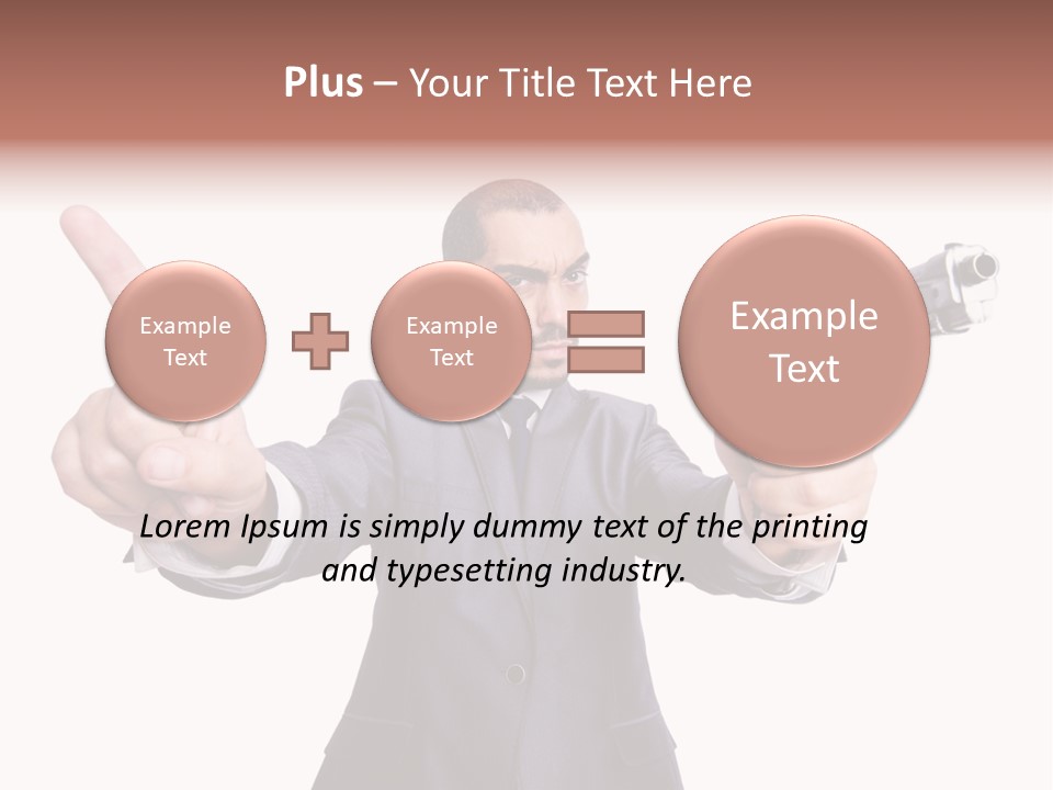 Armed Protection Danger PowerPoint Template