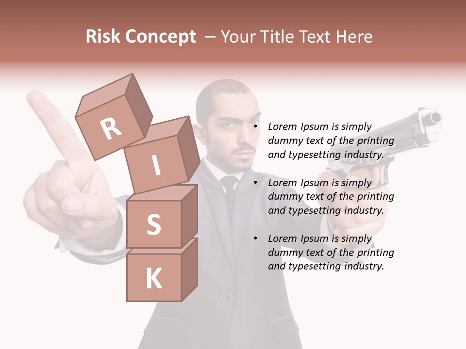 Armed Protection Danger PowerPoint Template