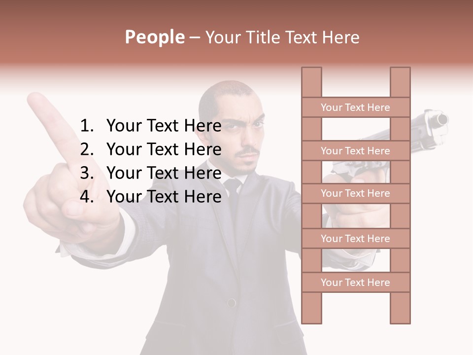 Armed Protection Danger PowerPoint Template