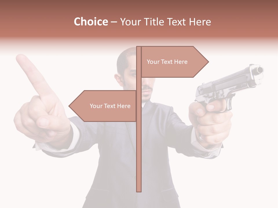 Armed Protection Danger PowerPoint Template