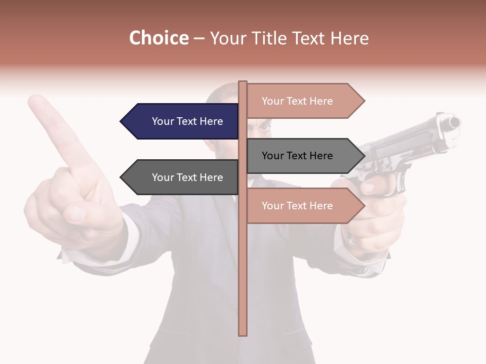 Armed Protection Danger PowerPoint Template