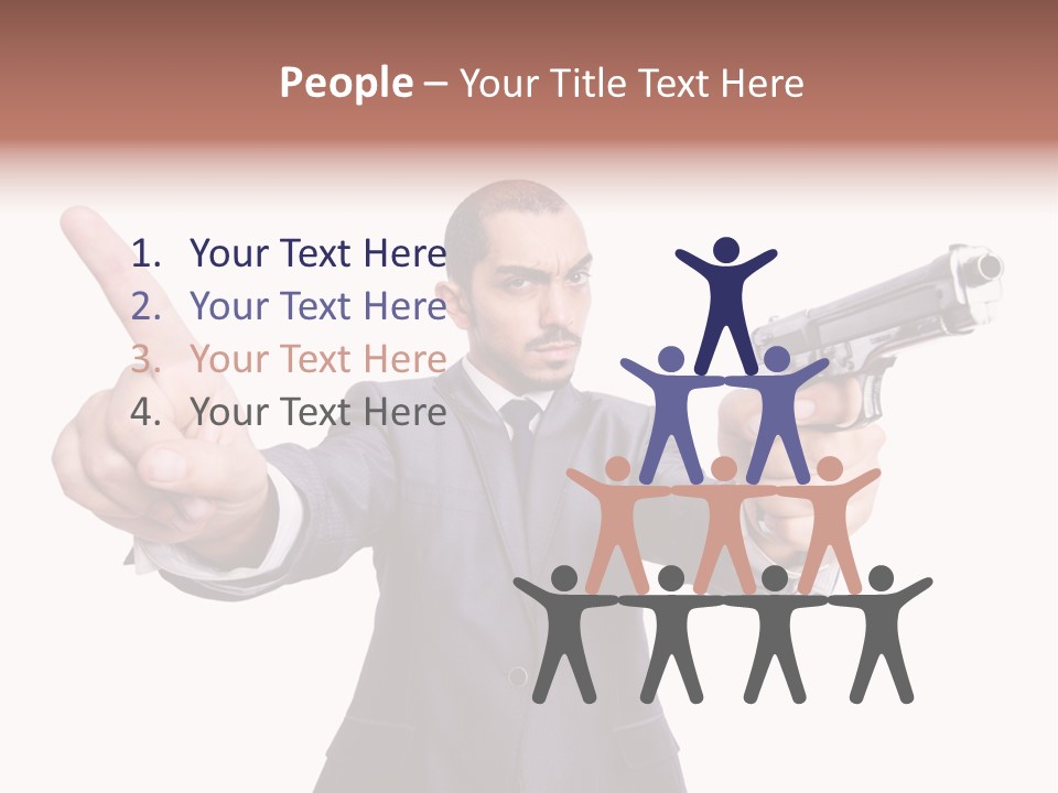 Armed Protection Danger PowerPoint Template