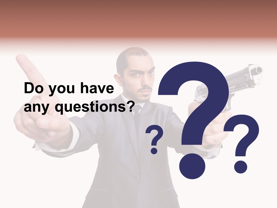 Armed Protection Danger PowerPoint Template