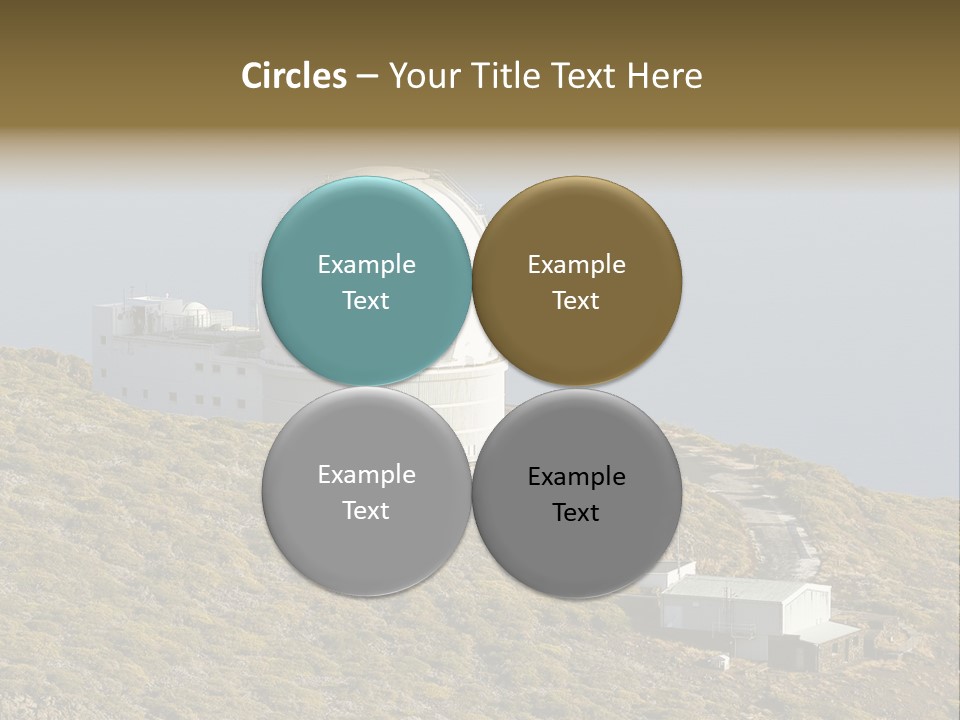 Roque De Los Muchachos Canary Islands Observatory PowerPoint Template