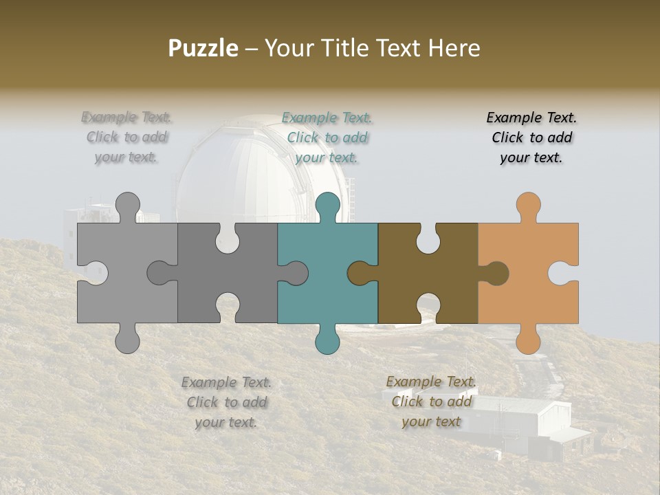 Roque De Los Muchachos Canary Islands Observatory PowerPoint Template