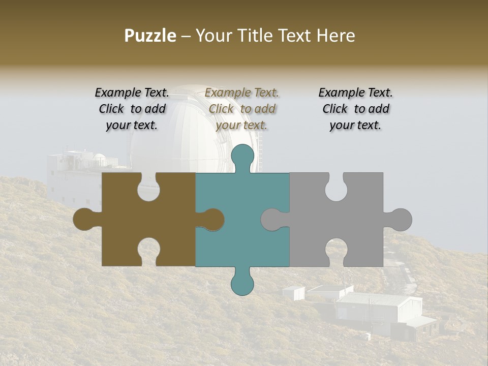 Roque De Los Muchachos Canary Islands Observatory PowerPoint Template