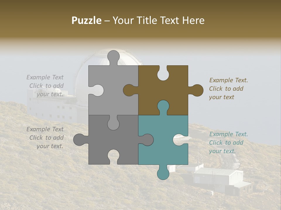 Roque De Los Muchachos Canary Islands Observatory PowerPoint Template