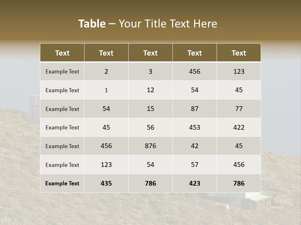 Roque De Los Muchachos Canary Islands Observatory PowerPoint Template