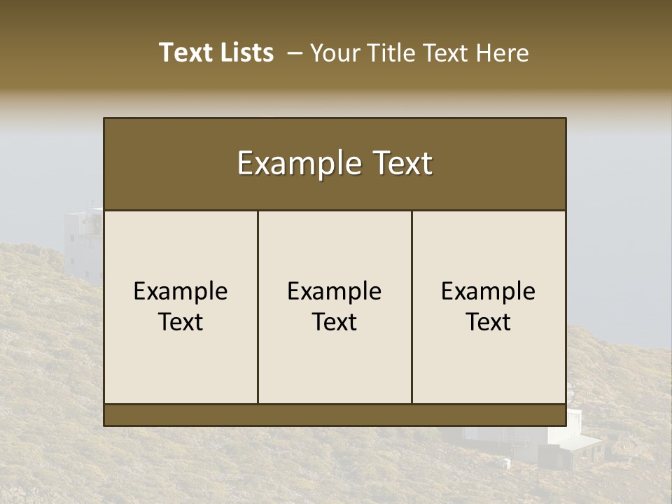 Roque De Los Muchachos Canary Islands Observatory PowerPoint Template