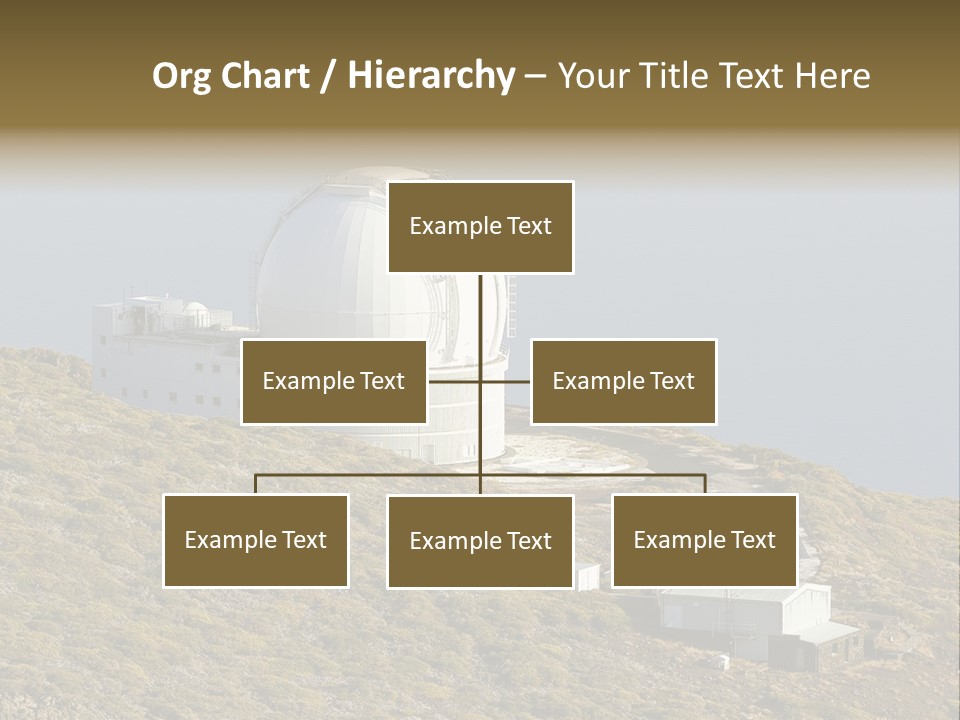 Roque De Los Muchachos Canary Islands Observatory PowerPoint Template