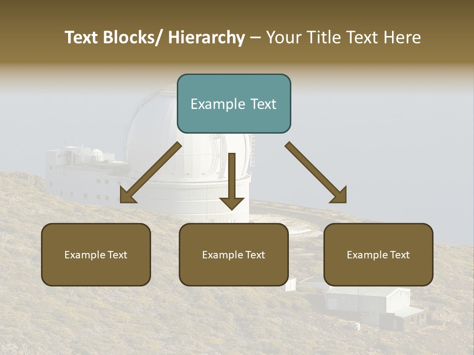 Roque De Los Muchachos Canary Islands Observatory PowerPoint Template