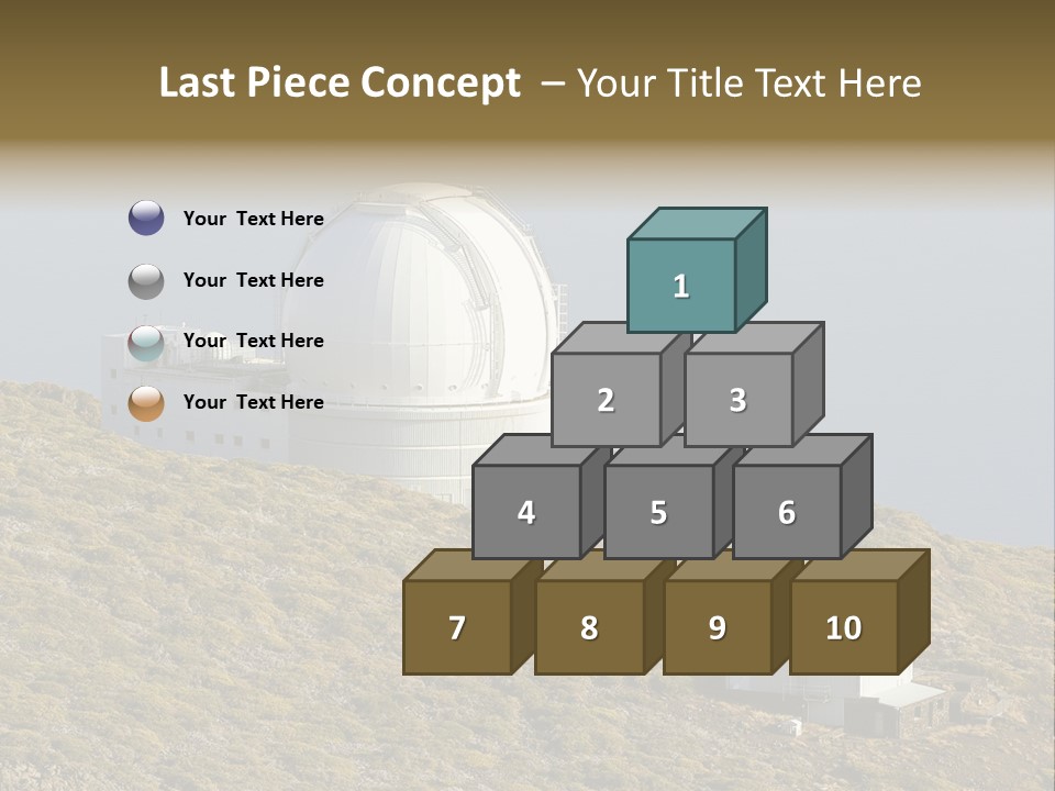 Roque De Los Muchachos Canary Islands Observatory PowerPoint Template