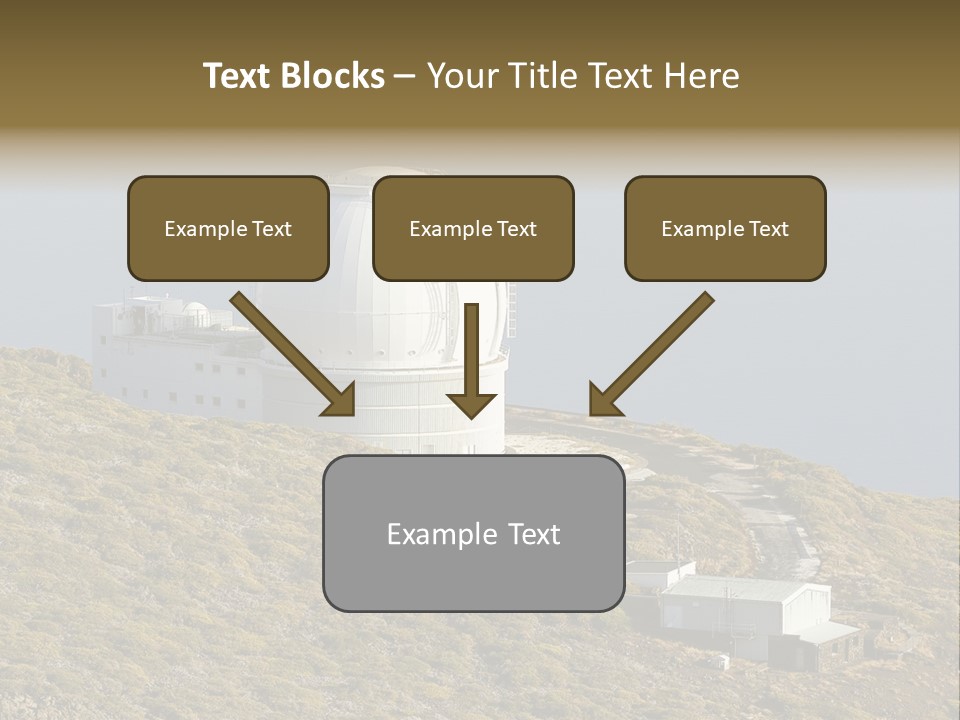 Roque De Los Muchachos Canary Islands Observatory PowerPoint Template