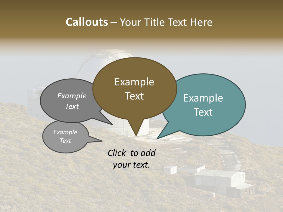 Roque De Los Muchachos Canary Islands Observatory PowerPoint Template