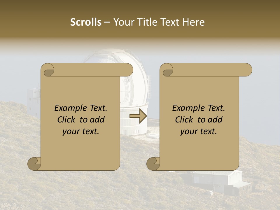 Roque De Los Muchachos Canary Islands Observatory PowerPoint Template