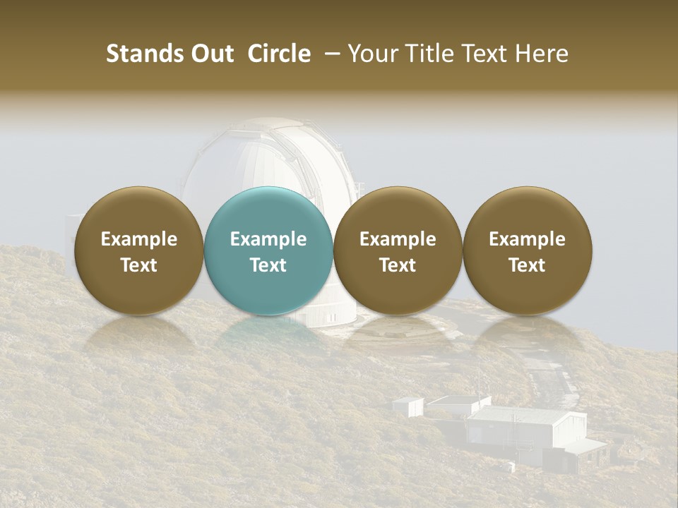 Roque De Los Muchachos Canary Islands Observatory PowerPoint Template
