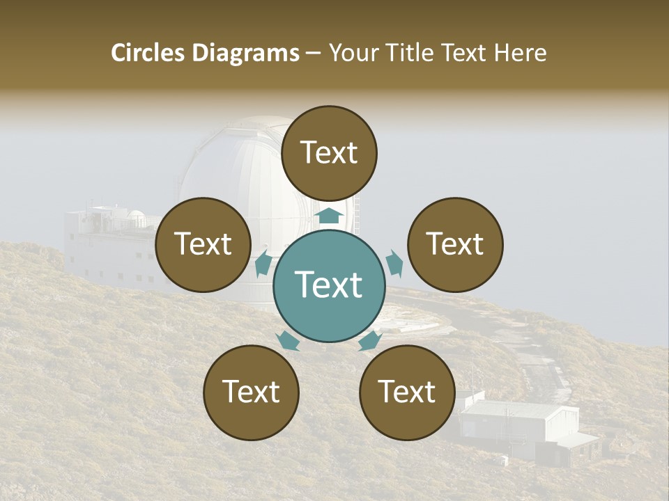 Roque De Los Muchachos Canary Islands Observatory PowerPoint Template