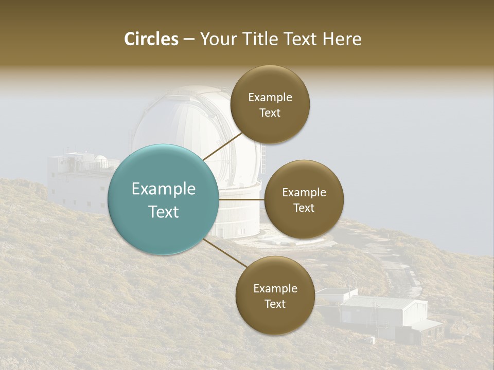 Roque De Los Muchachos Canary Islands Observatory PowerPoint Template