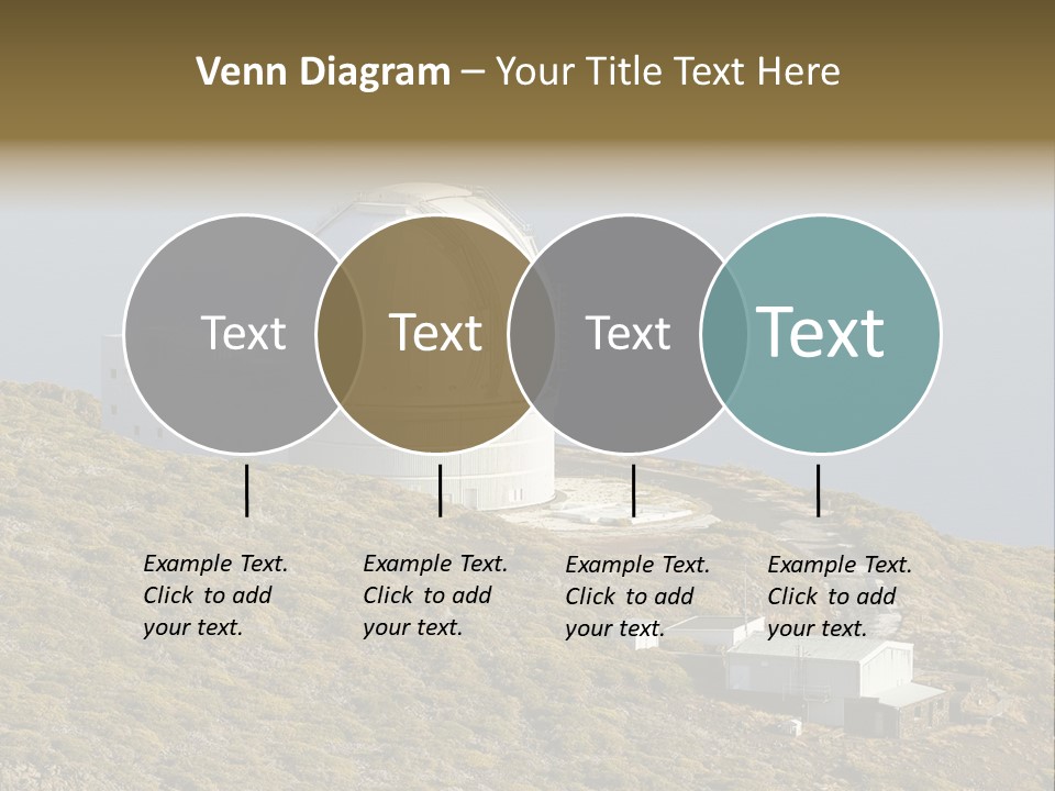 Roque De Los Muchachos Canary Islands Observatory PowerPoint Template