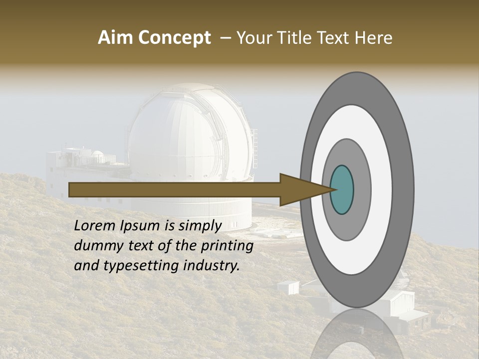 Roque De Los Muchachos Canary Islands Observatory PowerPoint Template